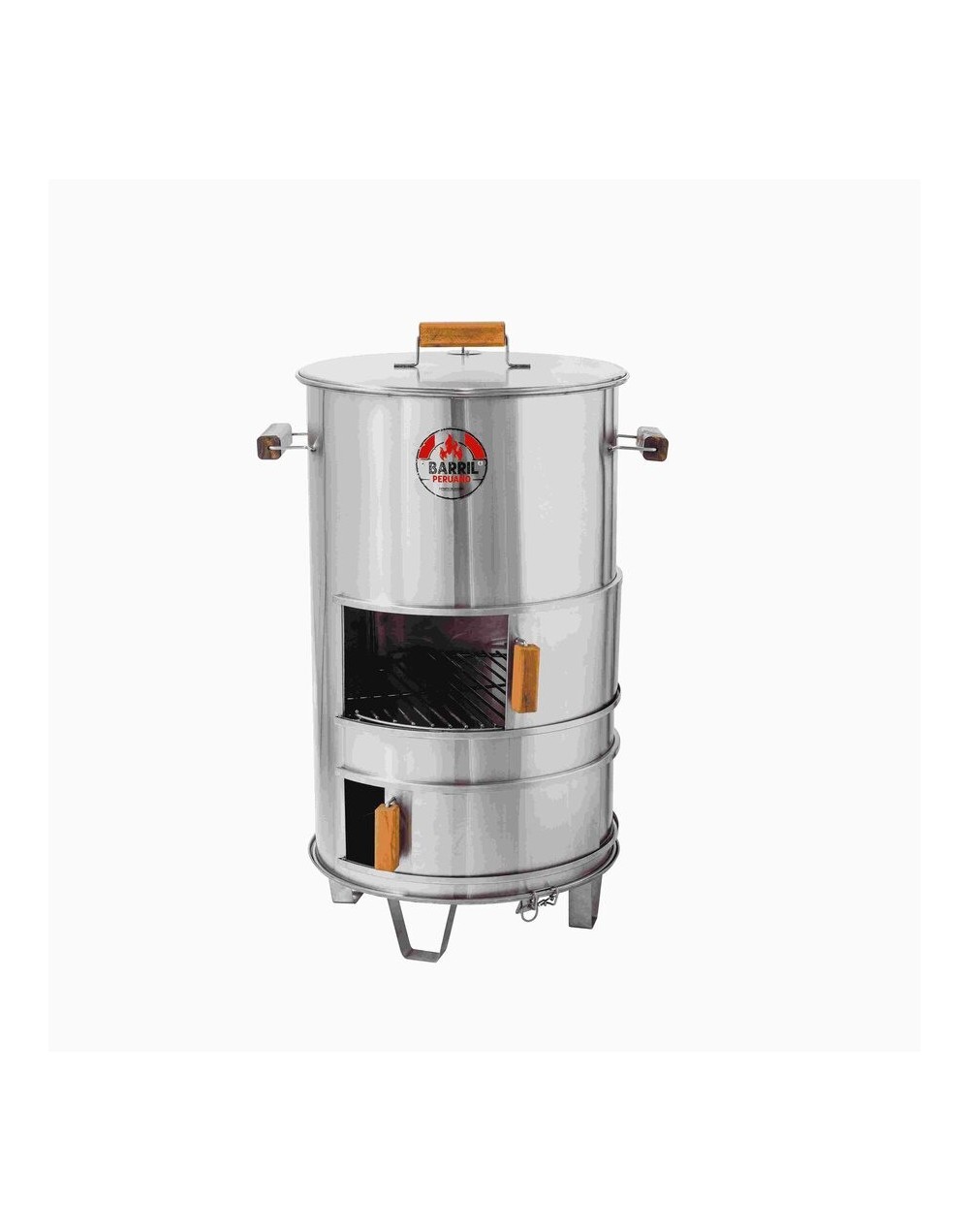 Barril mediano acero inox