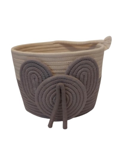 Cesta infantil elefante en dos colores