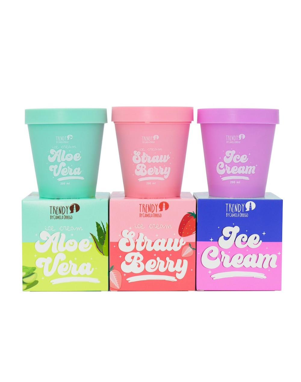 Mascarilla helado trendy