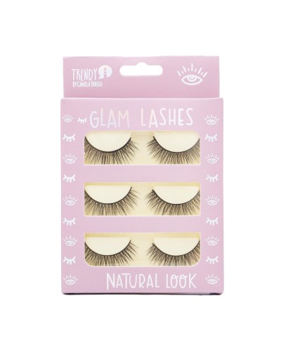 Pestañas trendy set x 3