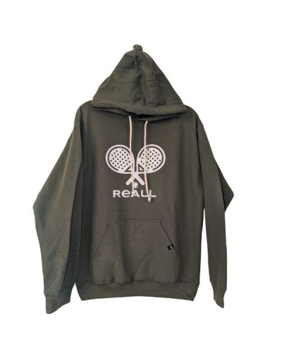 Buzo algodón con capota Estampado Hoodie Pádel