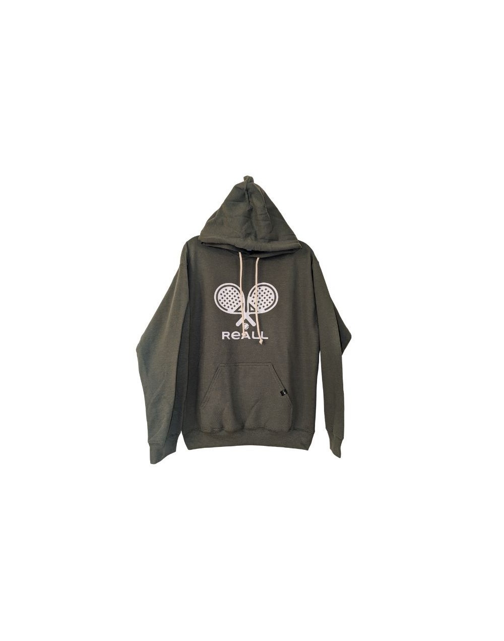 Buzo algodón con capota Estampado Hoodie Pádel