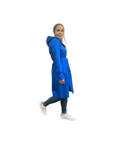 Gabán antifluido azul rey