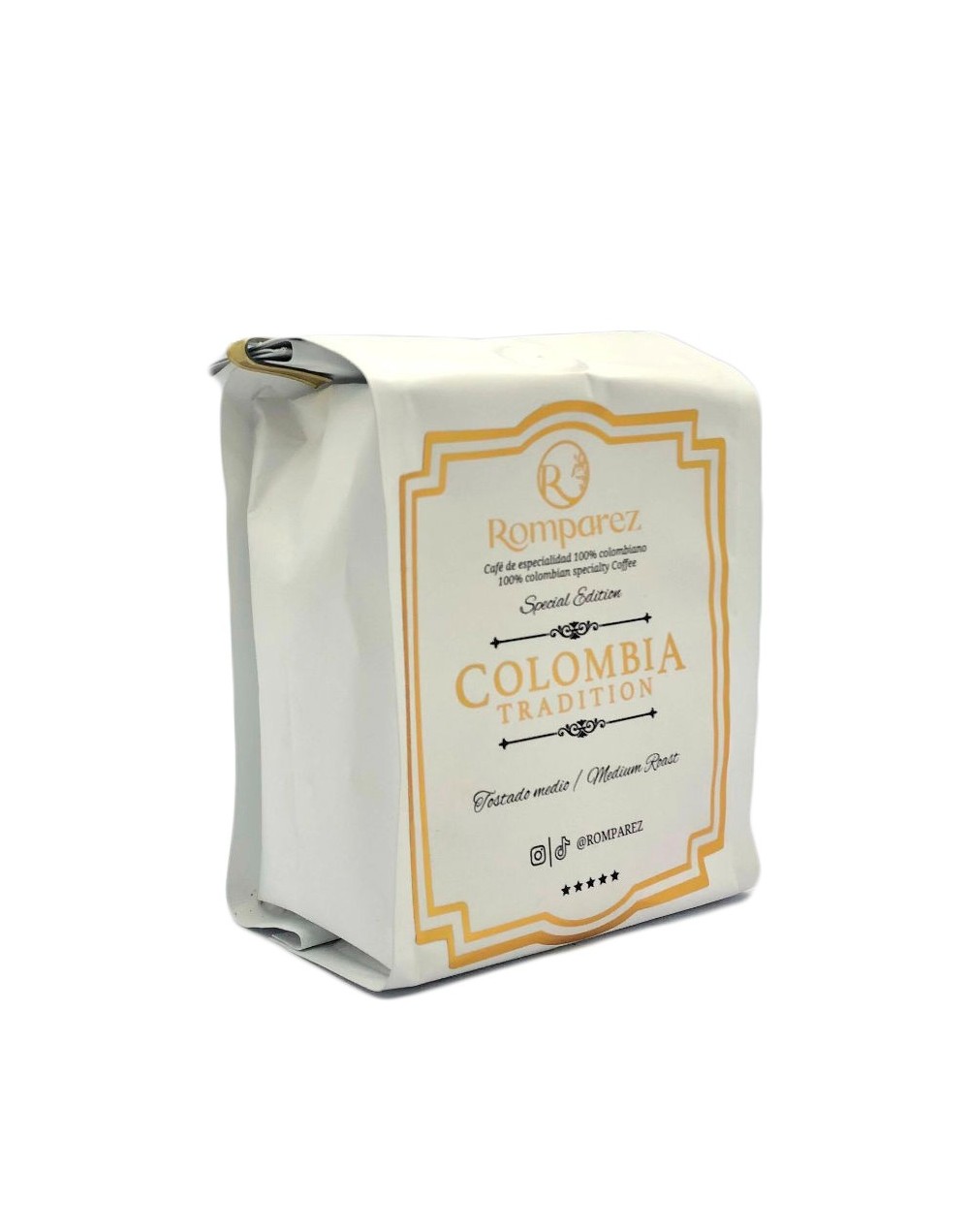 Café edición especial blanca navidad proceso lavado romparez