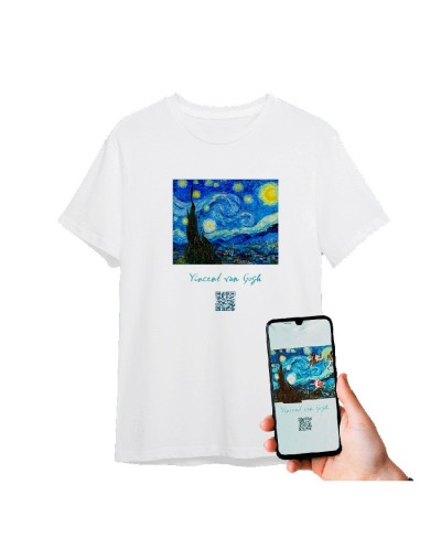 Camiseta Starry Night Realidad Aumentada