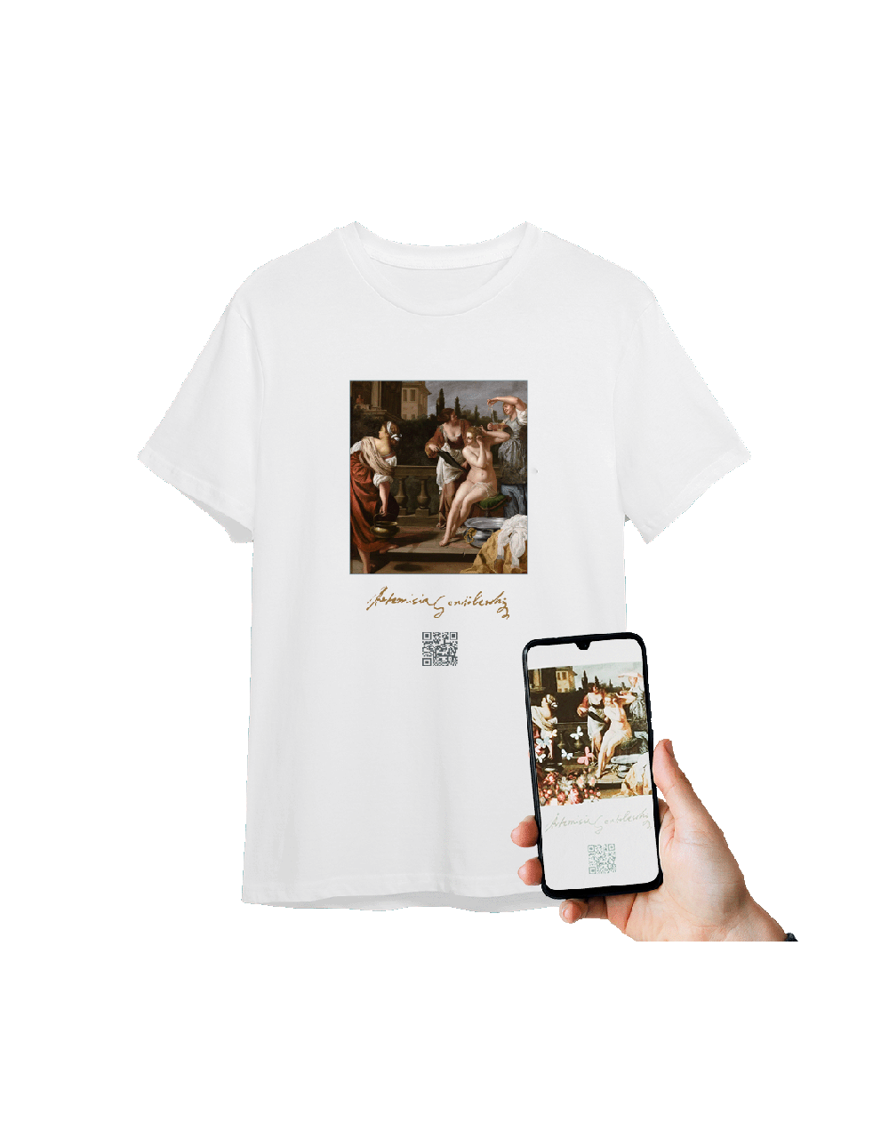 Camiseta artemisia realidad aumentada