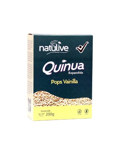 Pops quinua vainilla x 200 gramos