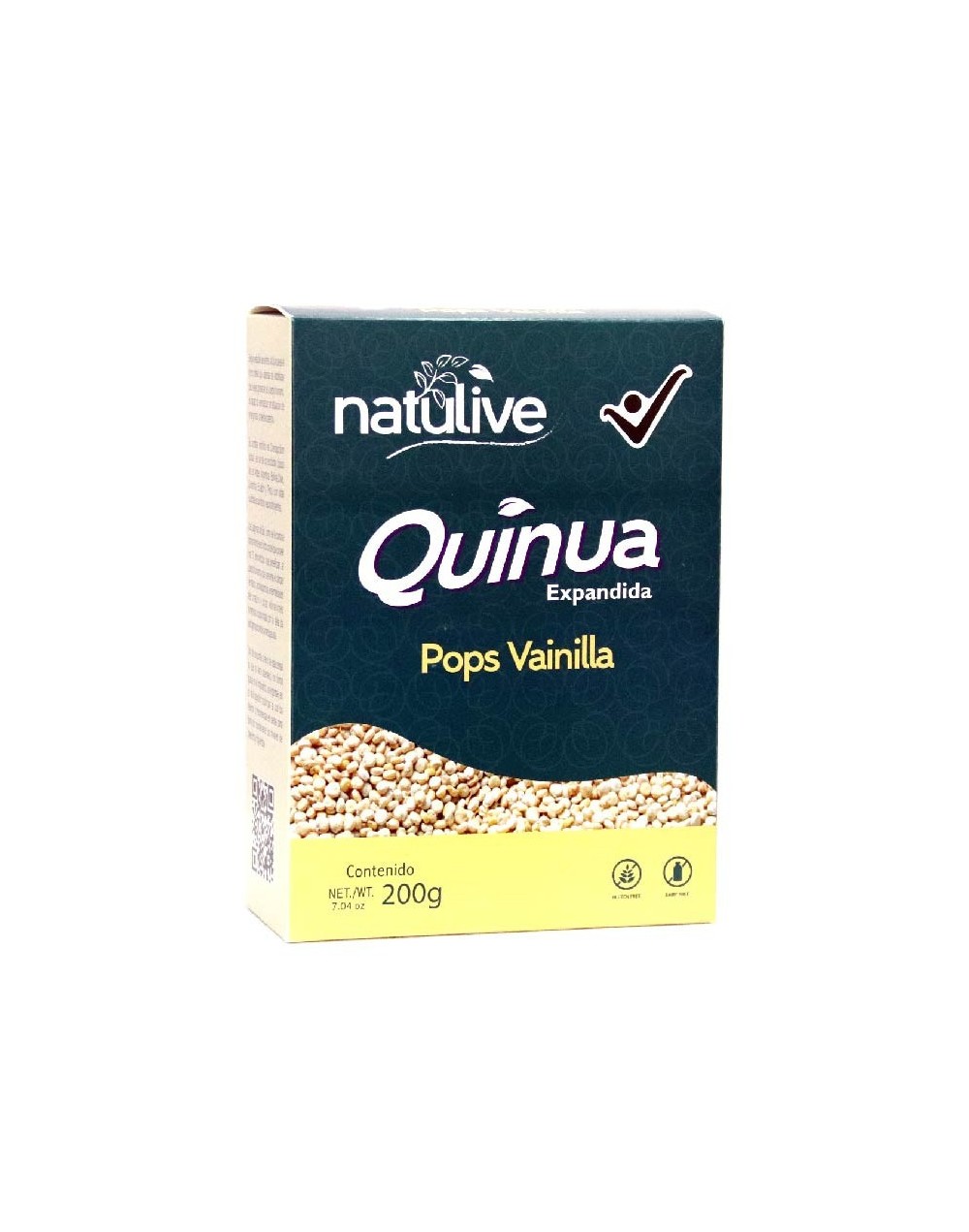 Pops quinua vainilla x 200 gramos