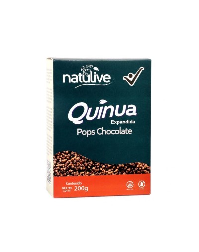 Quinua Pops Chocolate x 200 gramos