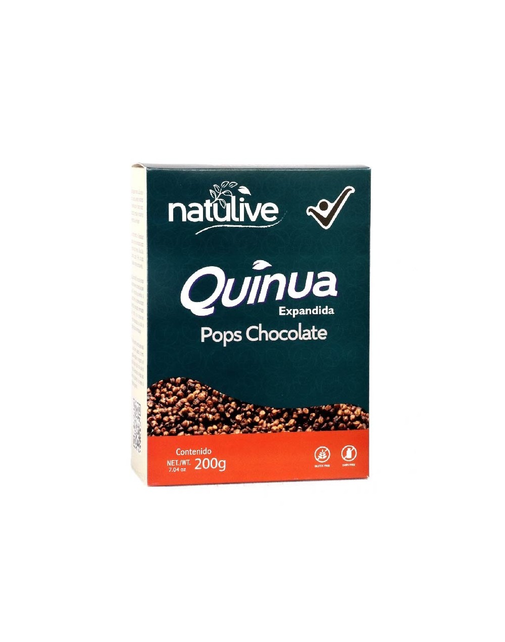 Quinua Pops Chocolate x 200 gramos