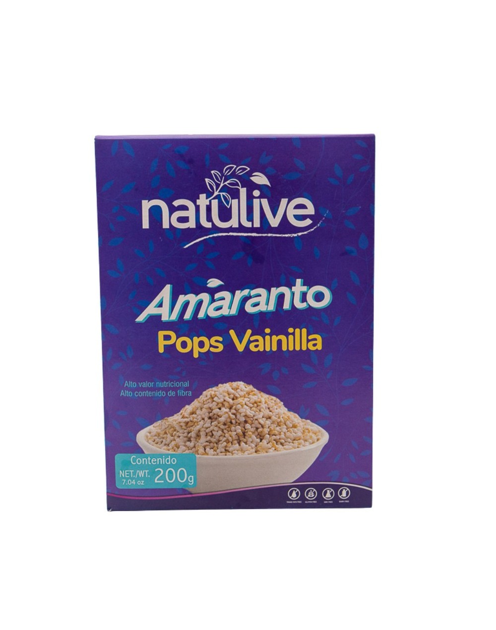 Pops amaranto vainilla x 200 gramos