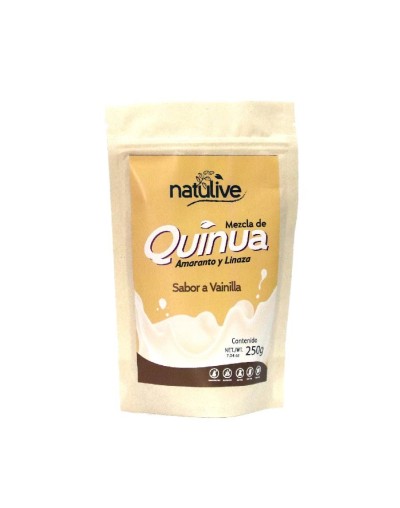 Malteada quinua, amaranto y linaza sabor a vainilla x 250g
