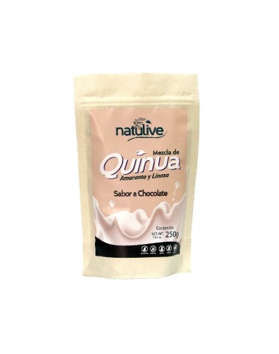 Malteada Quinua, Amaranto y Linaza Sabor a Chocolate x 250 Gramos