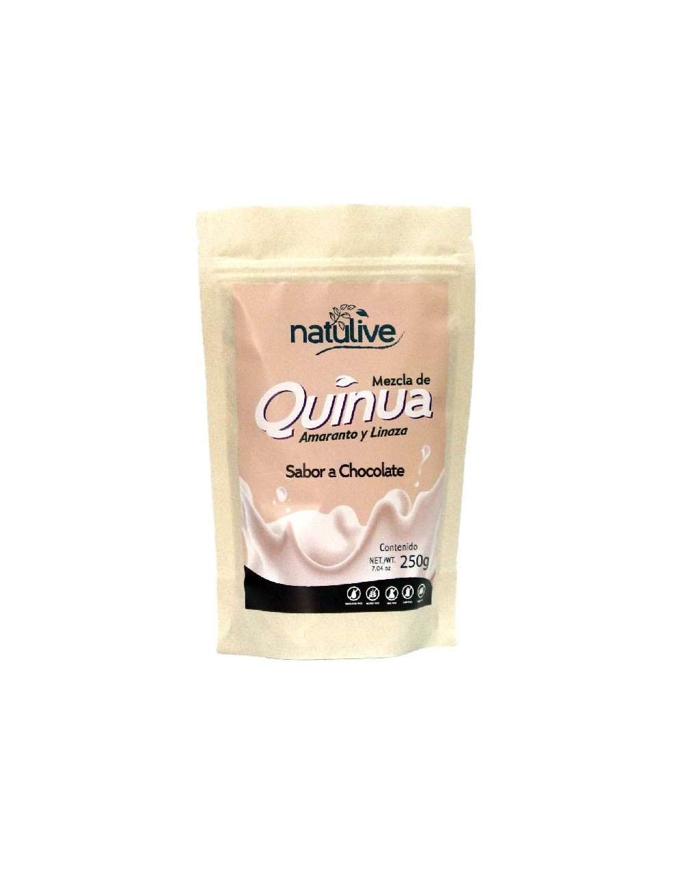 Malteada Quinua, Amaranto y Linaza Sabor a Chocolate x 250 Gramos