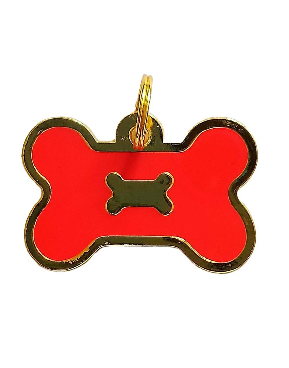 Placa de identificación hueso naranja