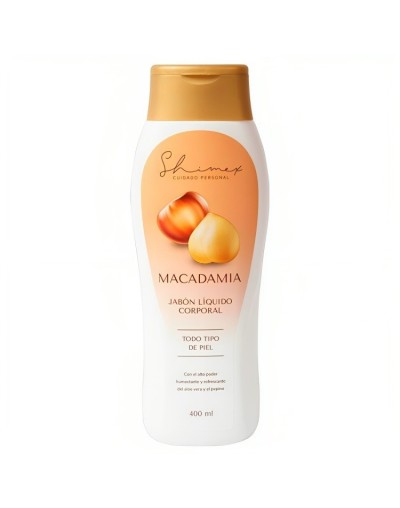Shimex jabón liquido corporal macadamia x 400 ml
