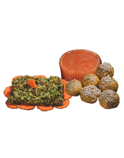 Cena navideña perruna