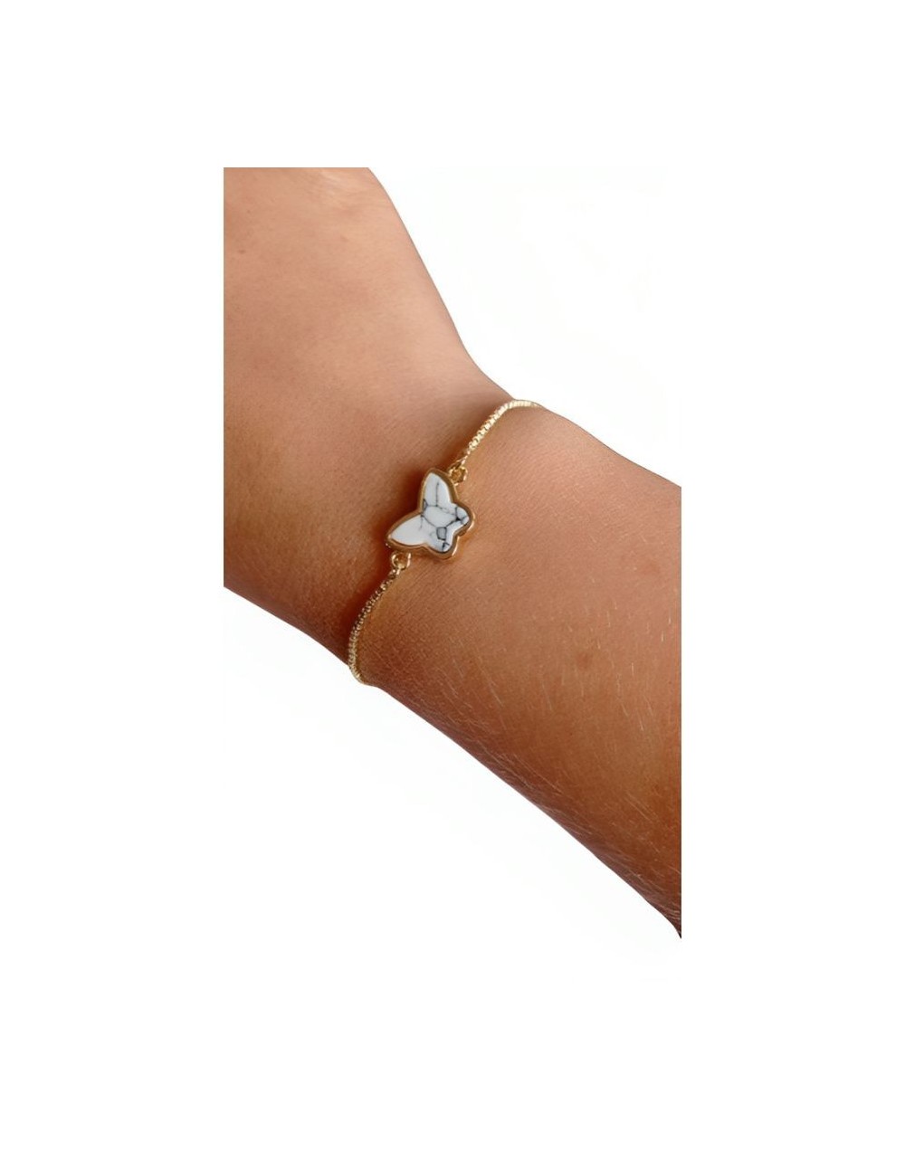 Pulseras en piedra natural howilita 