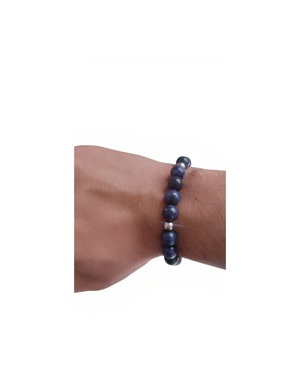 Pulseras en piedras naturales jade tejidas a mano 