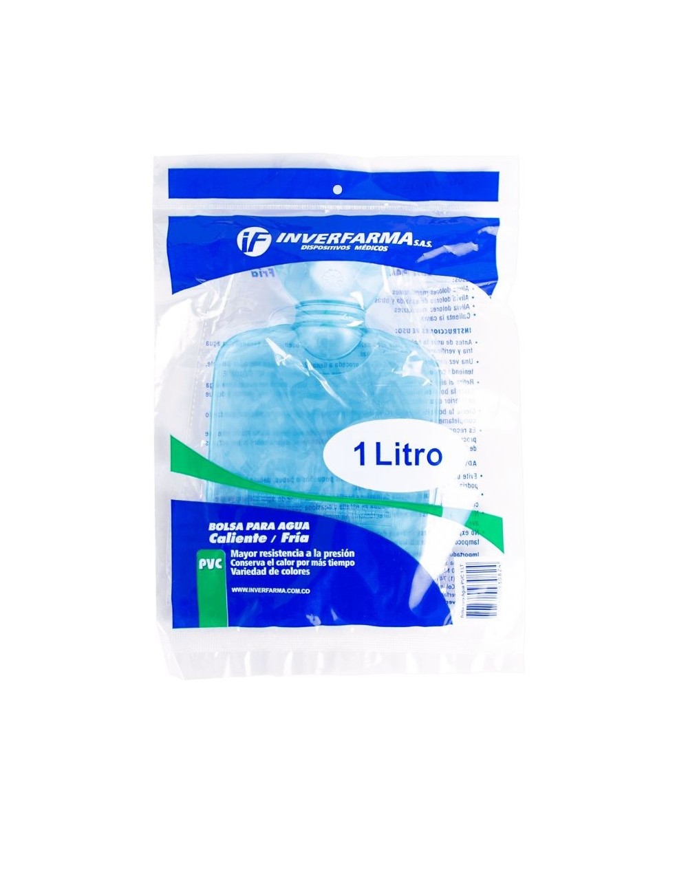 BOLSA DE AGUA CALIENTE-FRIA PVC 1 L