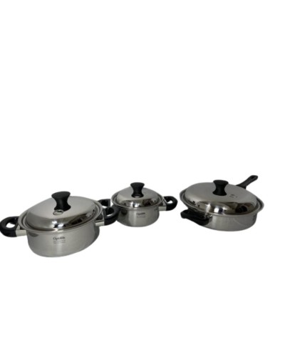 Bateria de cocina en acero inoxidable grado quirurgico