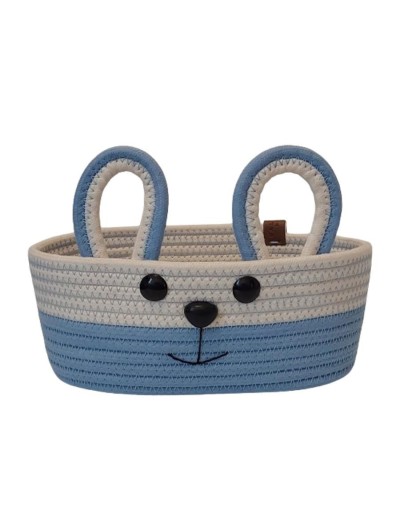 Cesta infantil coneja ovalada