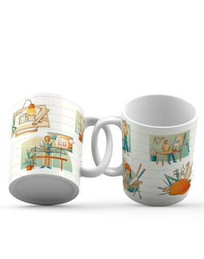 Mug personalizado dia del arquitecto 27 de octubre