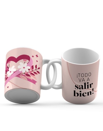 Mug día internacional de la lucha contra en cáncer de mama