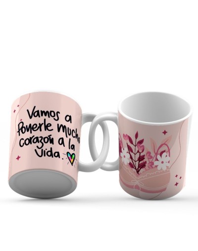 Mug día internacional de la lucha contra en cáncer de mama