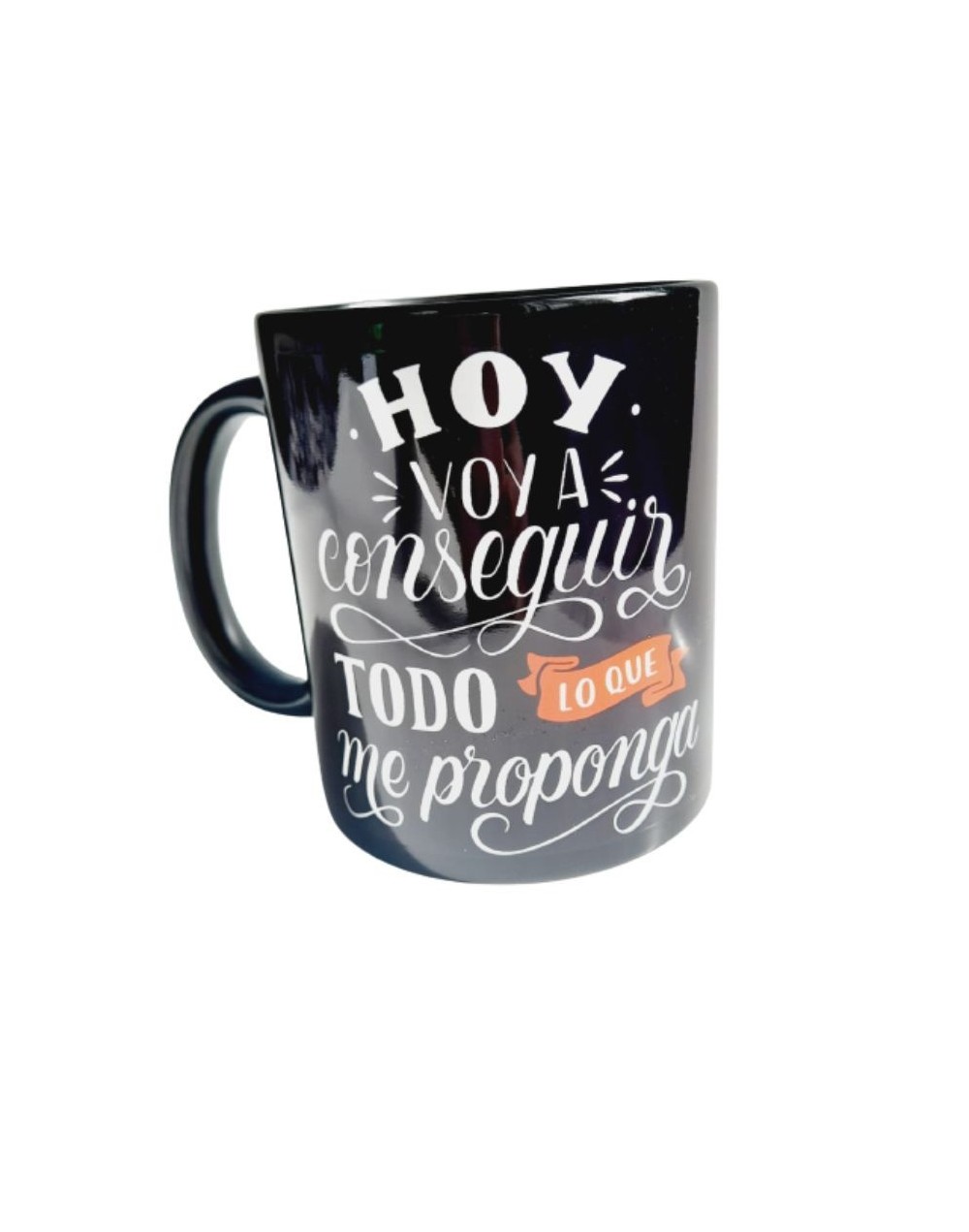 Mug personalizado negro elegante