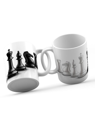 Mug personalizado amantes del ajedrez