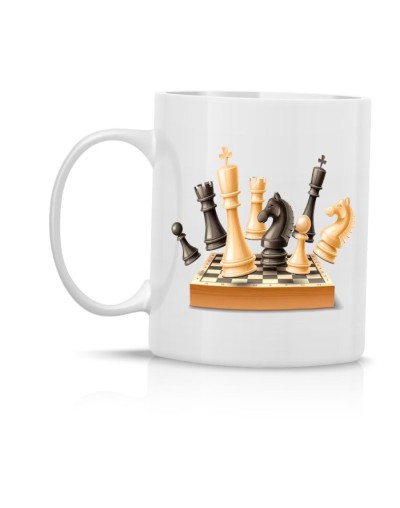 Mug personalizado amantes del ajedrez