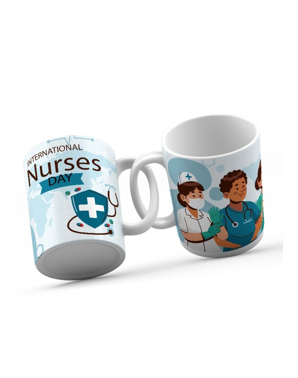 Mug personalizado dia internacional del auxiliar de enfermeria