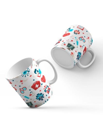 Mug personalizado dia internacional del auxiliar de enfermeria
