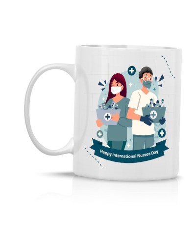 Mug personalizado dia internacional del auxiliar de enfermeria