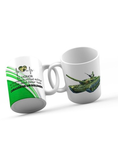 Mug personalizado heroes de la nacion y la familia