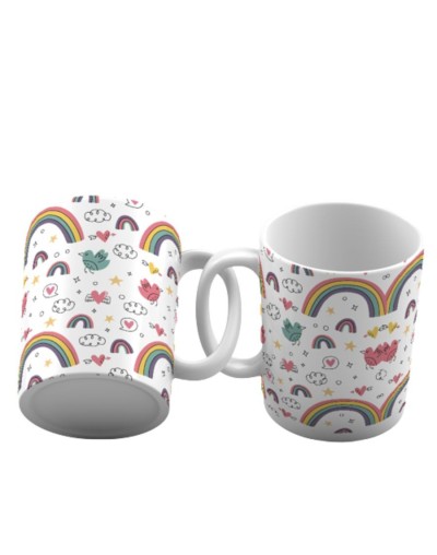 Taza motivacional rainbow