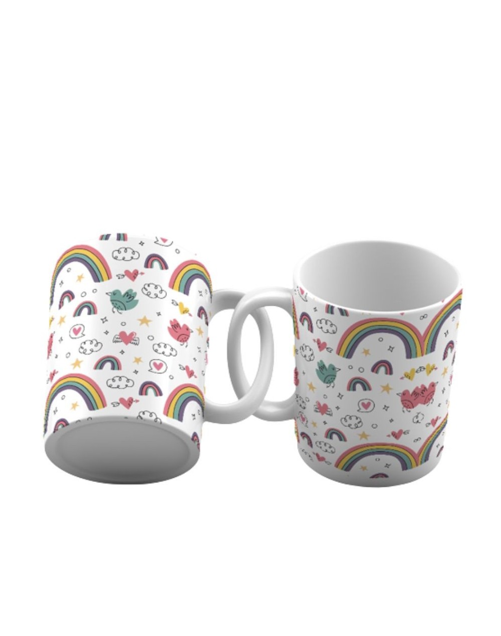 Taza motivacional rainbow