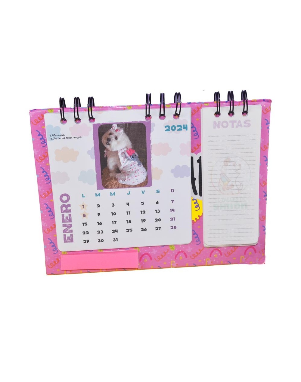 Calendario escritorio 2024