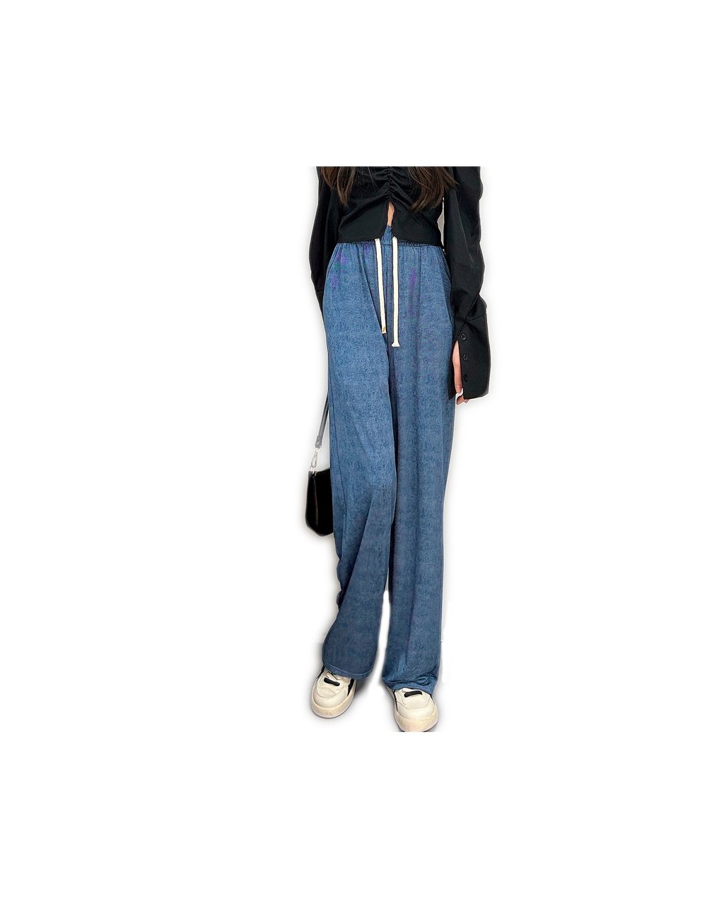 Pantalon Palazzo Estampado Color Indigo