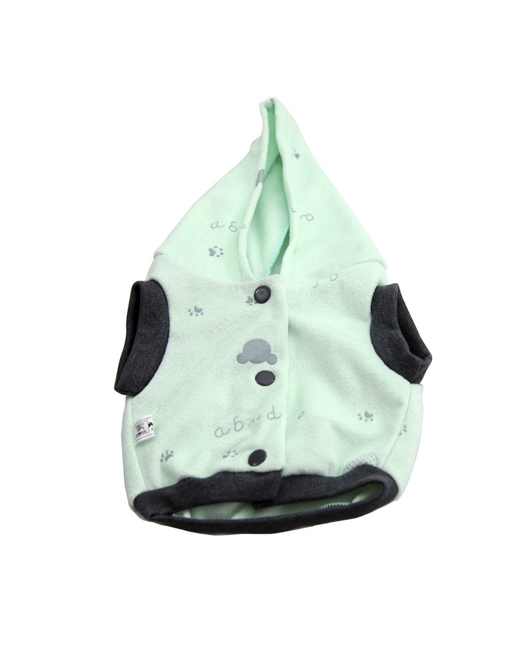 Buso urbano con capota broche talla s peludito ref. Verde