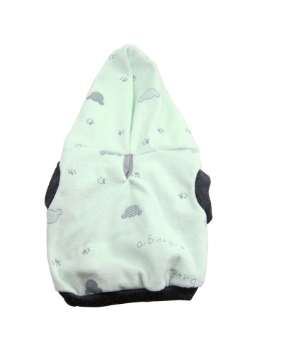 Buso urbano con capota broche talla s peludito ref. Verde
