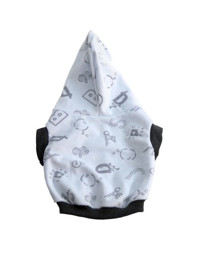 Buso urbano con capota broche talla s peludito ref. Azul
