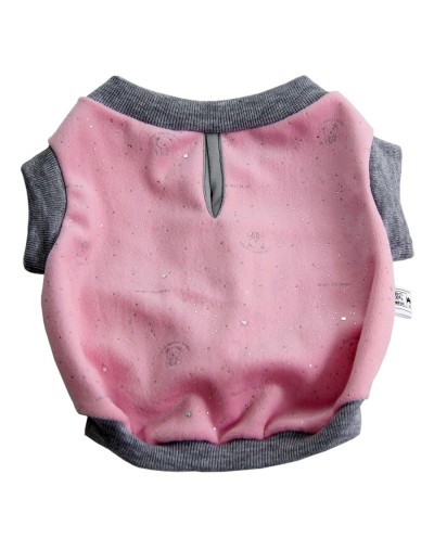 Buso urbano sin capota broche talla s peludita ref. Rosado