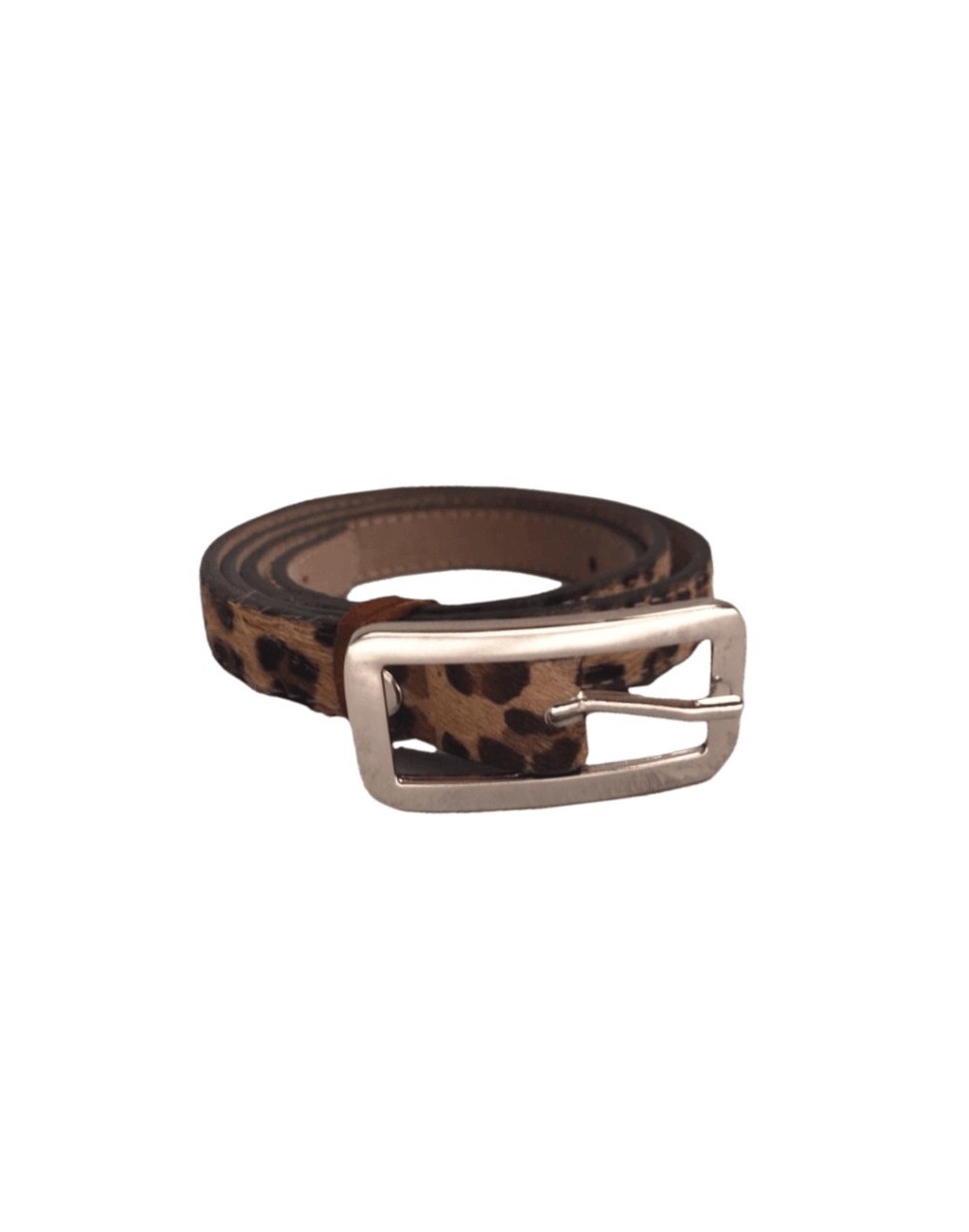 Cinturón de mujer leopardo