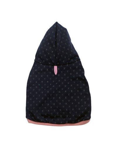 Buso Urbano con Capota Talla M Peludita Ref. Botón Rosado