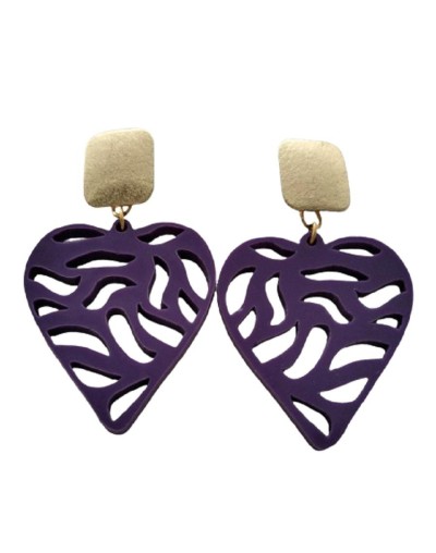 Colección san valentín maxi aretes corazón