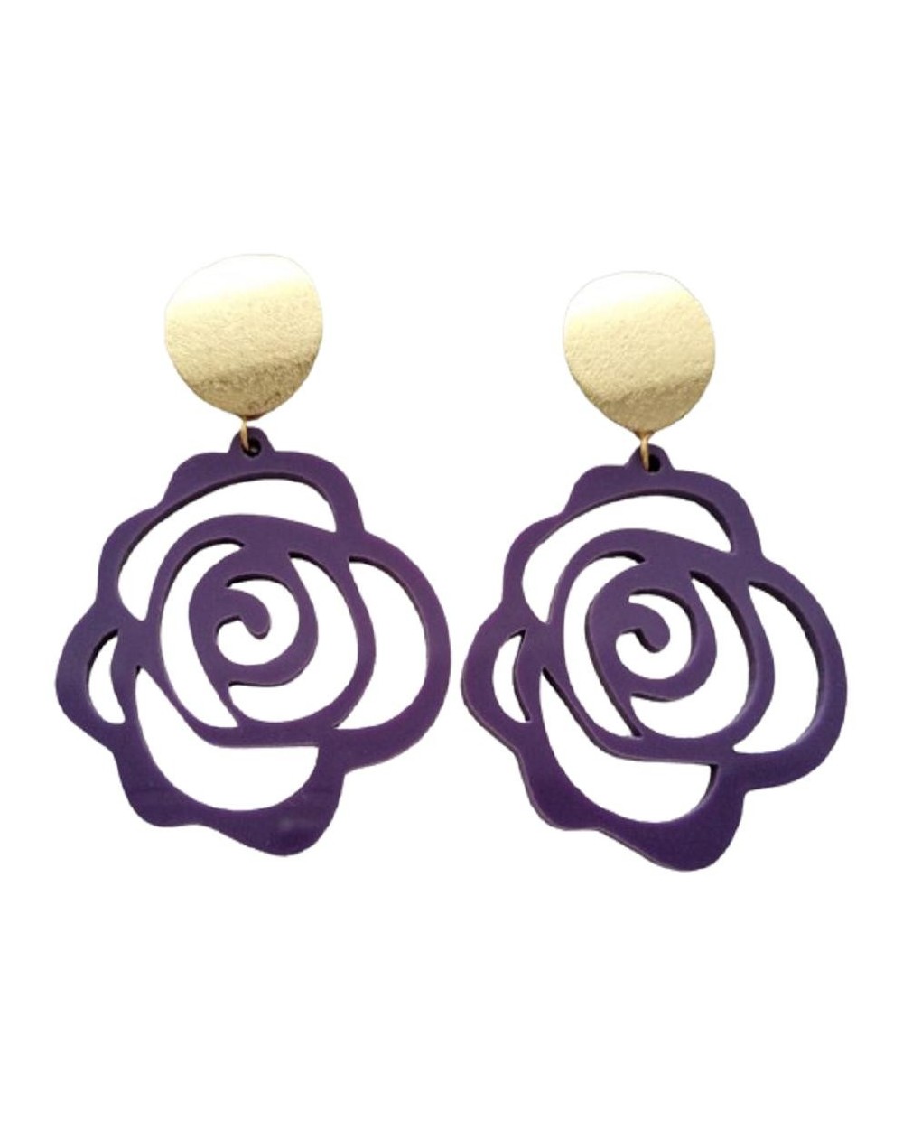 Colección primavera maxi aretes rosas