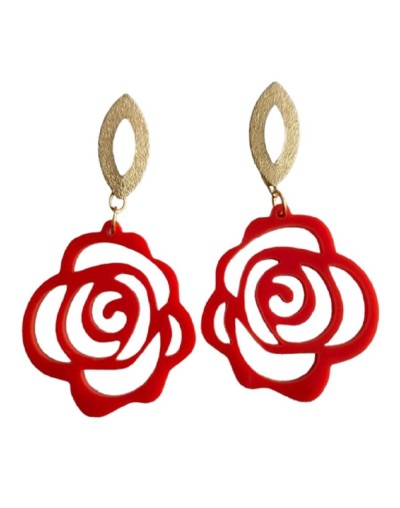 Colección primavera maxi aretes rosas