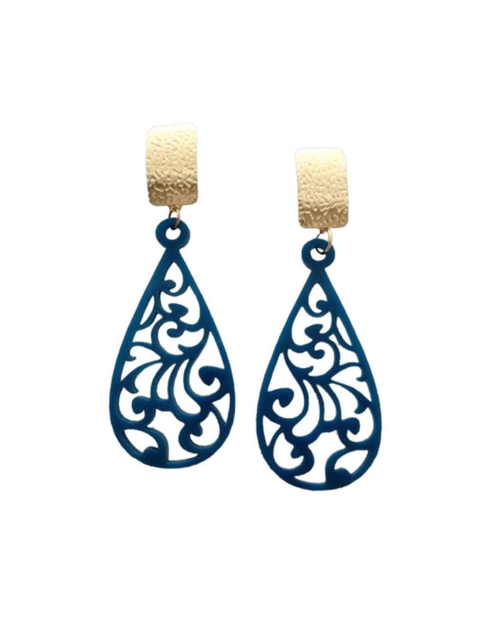 Colección primavera maxi aretes es una óvalo